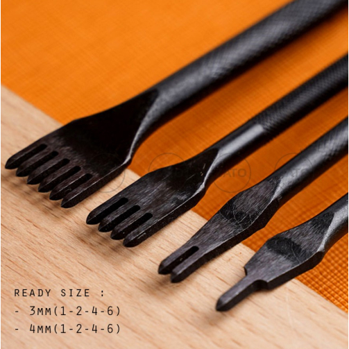 

Stitching PRO hole punch black diamond | leather tool | leather tools - 1 set 3mm