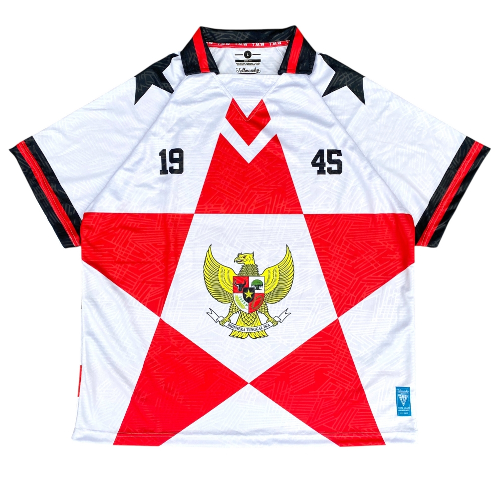 T.M.W - Jersey Timnas Series / Stars Indonesia / Oversize / Streetwear / Vintage / Retro / Rugby / B