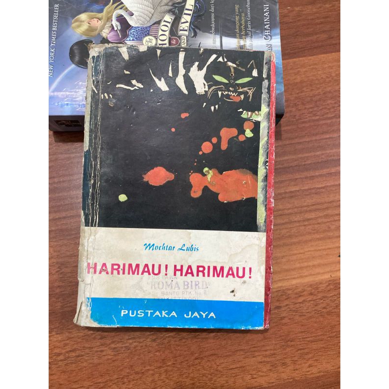 Buku Bacaan Harimau Harimau oleh Mochtar Lubis thn 1975