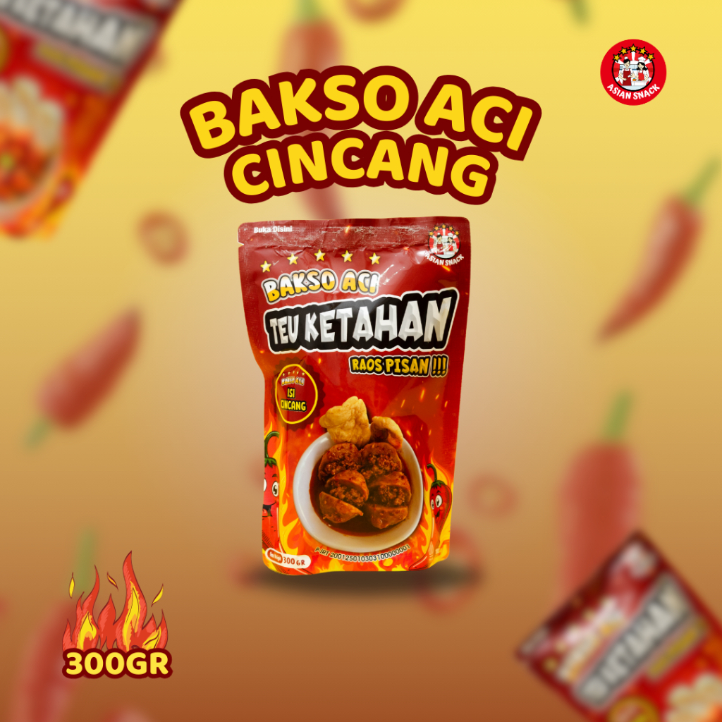 

ASIAN SNACK - BASO ACI URAT/ CINCANG 300gr