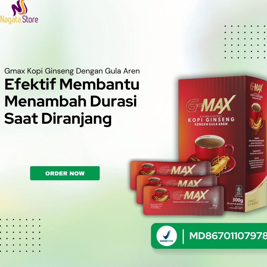 

Bisa Cod Gmax Coffee Ginseng Extra Gula Aren Kopi Stamina Pria Efektif Membantu Menambah Durasi Bercinta