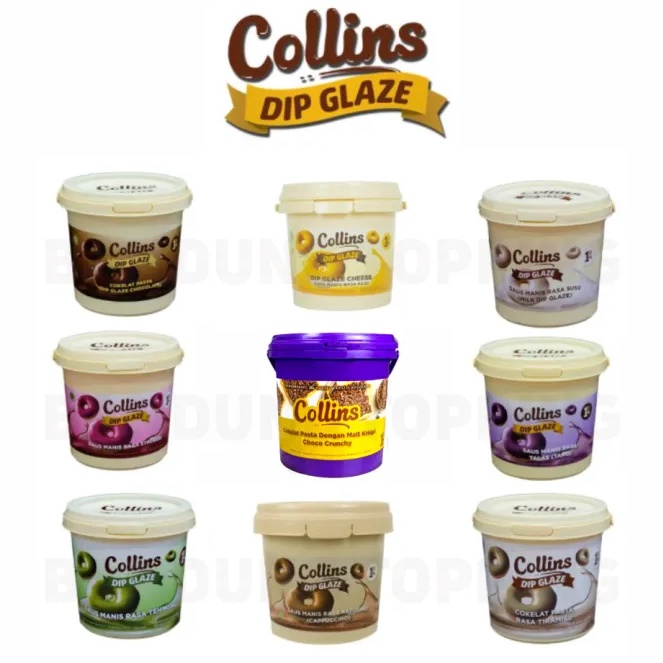 

COD Collins Dip Glaze 1kg All Variant Topping Donut
