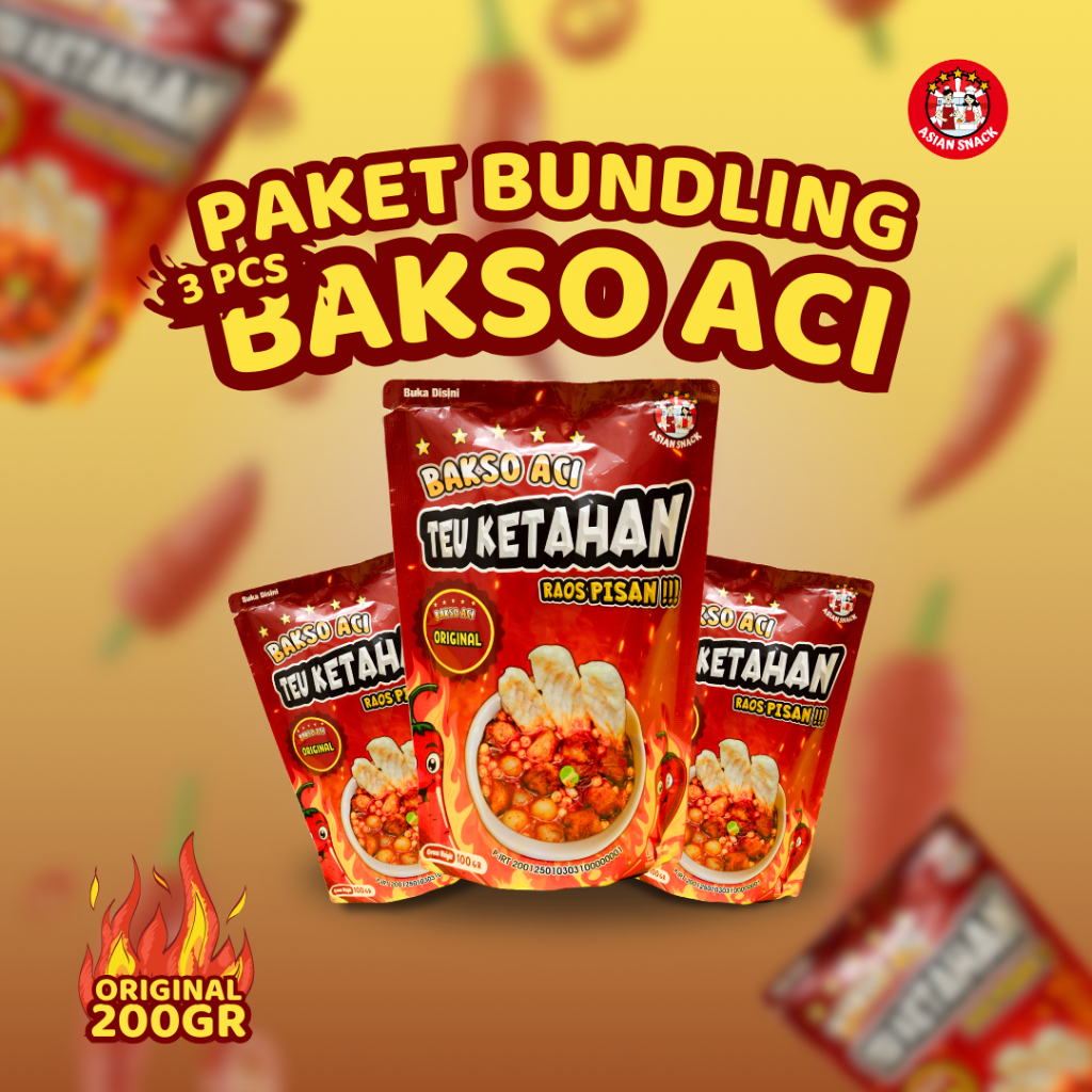 

ASIAN SNACK - PAKET BUNDLING 3 ORIGINAL 200gr