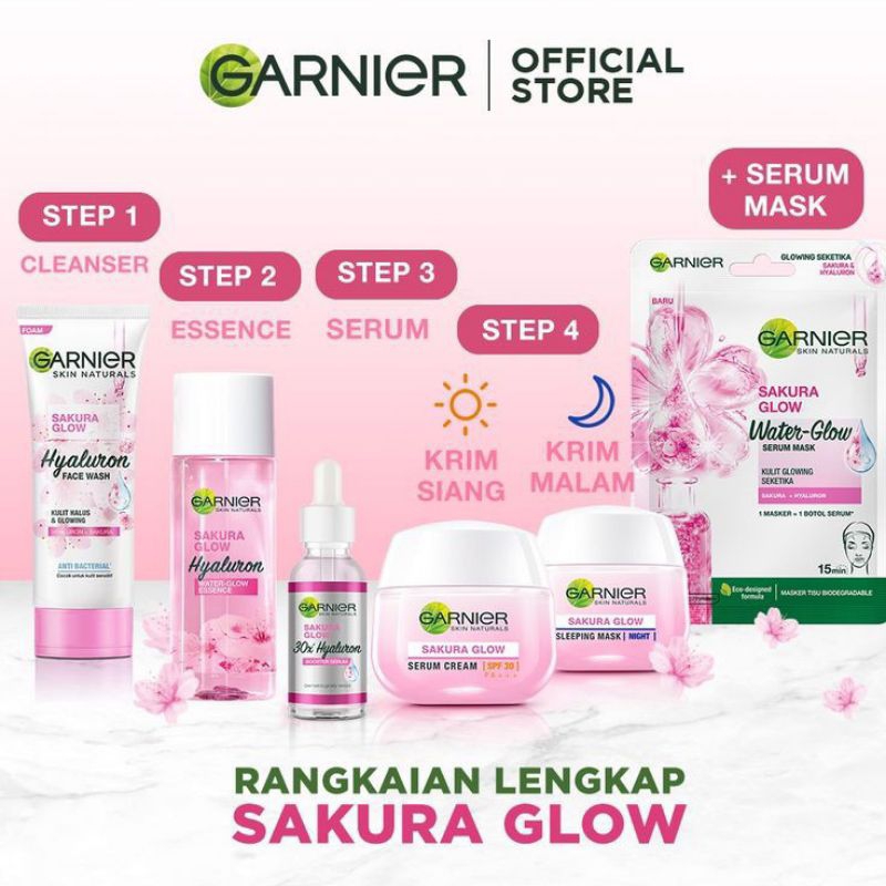 Paket Garnier sakura white