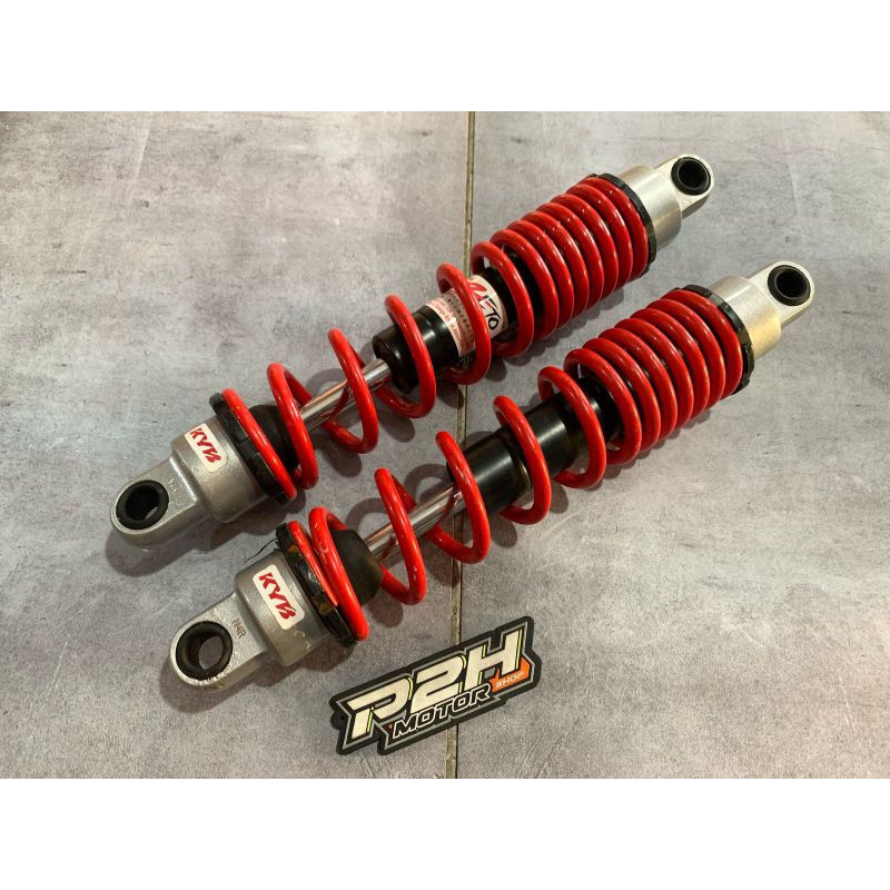 LOSTPACK shock KYB Zeto original 340mm warna merah