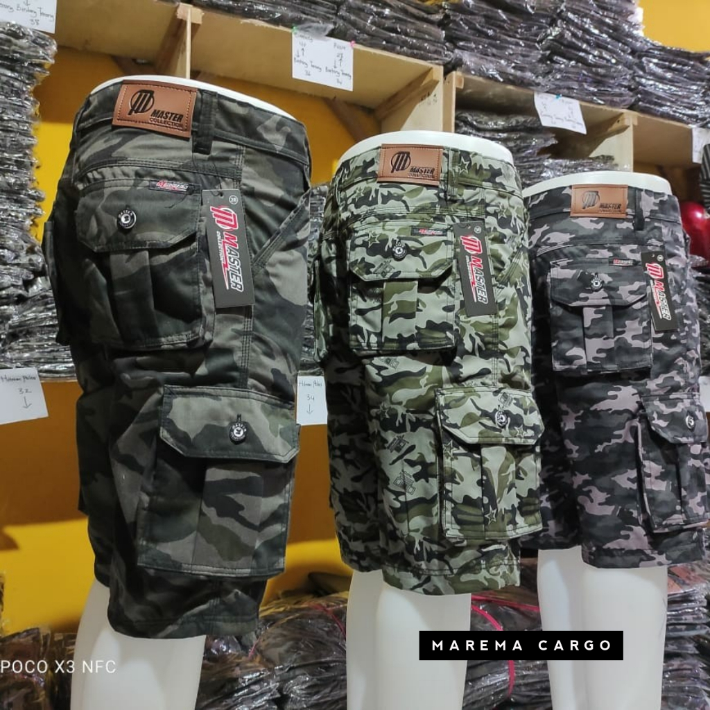 Celana Cargo Pria Loreng / Celana Pendek Loreng / Celana Cargo Loreng Pria / Celana Pendek Cargo