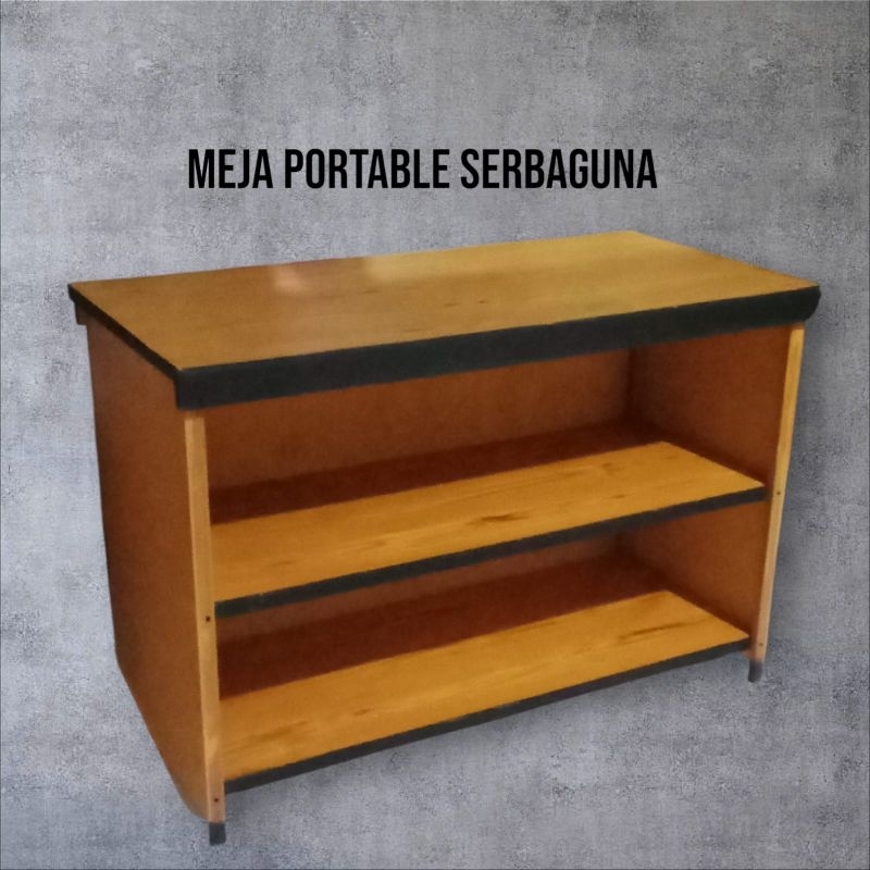 meja kompor/ booth portable/ meja multifungsi