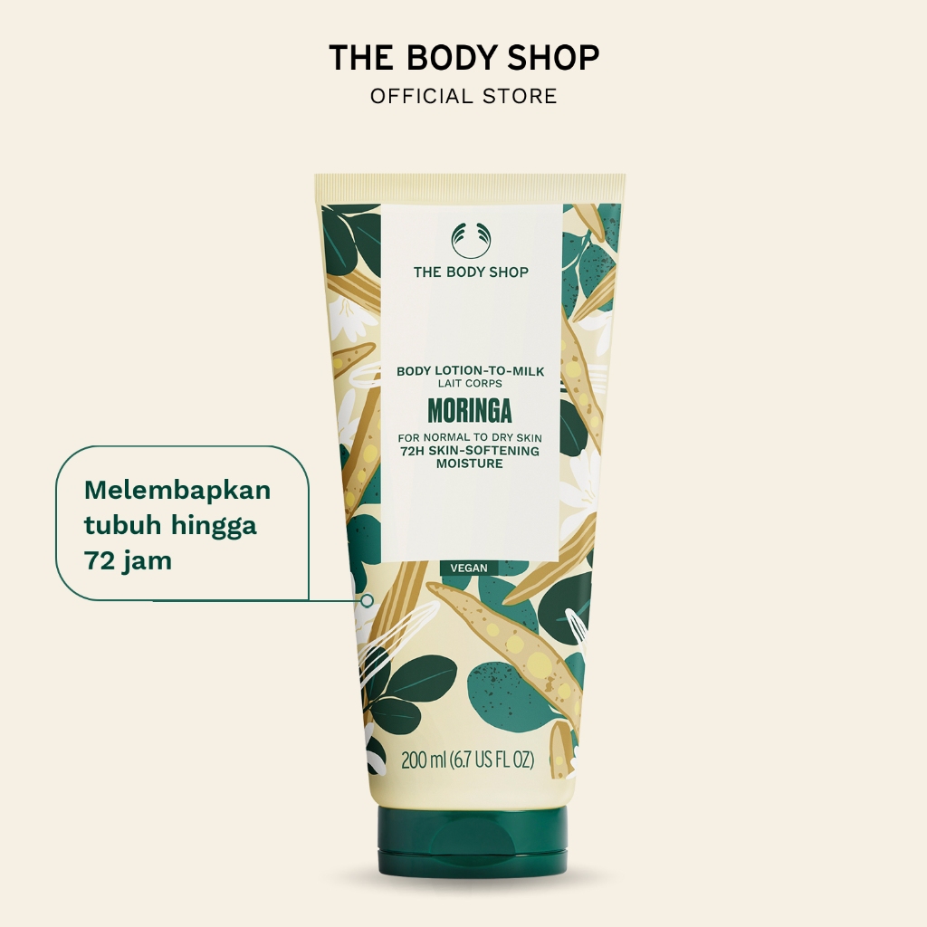 The Body Shop Moringa Softening Body Milk 200ml