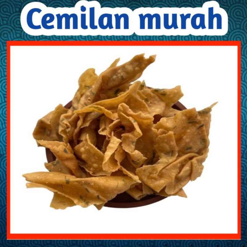 

CEMILAN MURAH 10 ribuan/KERIPIK BAWANG/KERIPIK PANGSIT BAWANG/snak makanan ringan