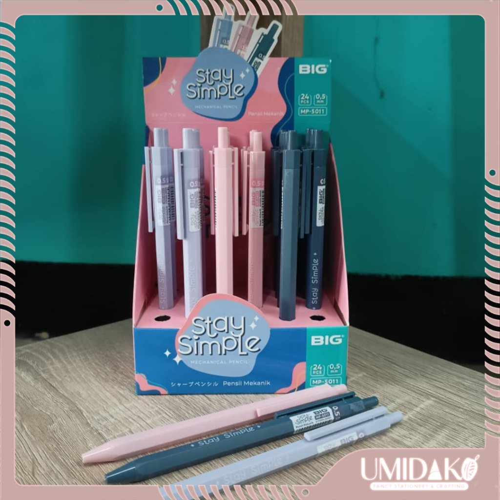 

[UMIDKO] PENSIL ISI/PENSIL MEKANIK BIG STAY SIMPLE 0,5 MM