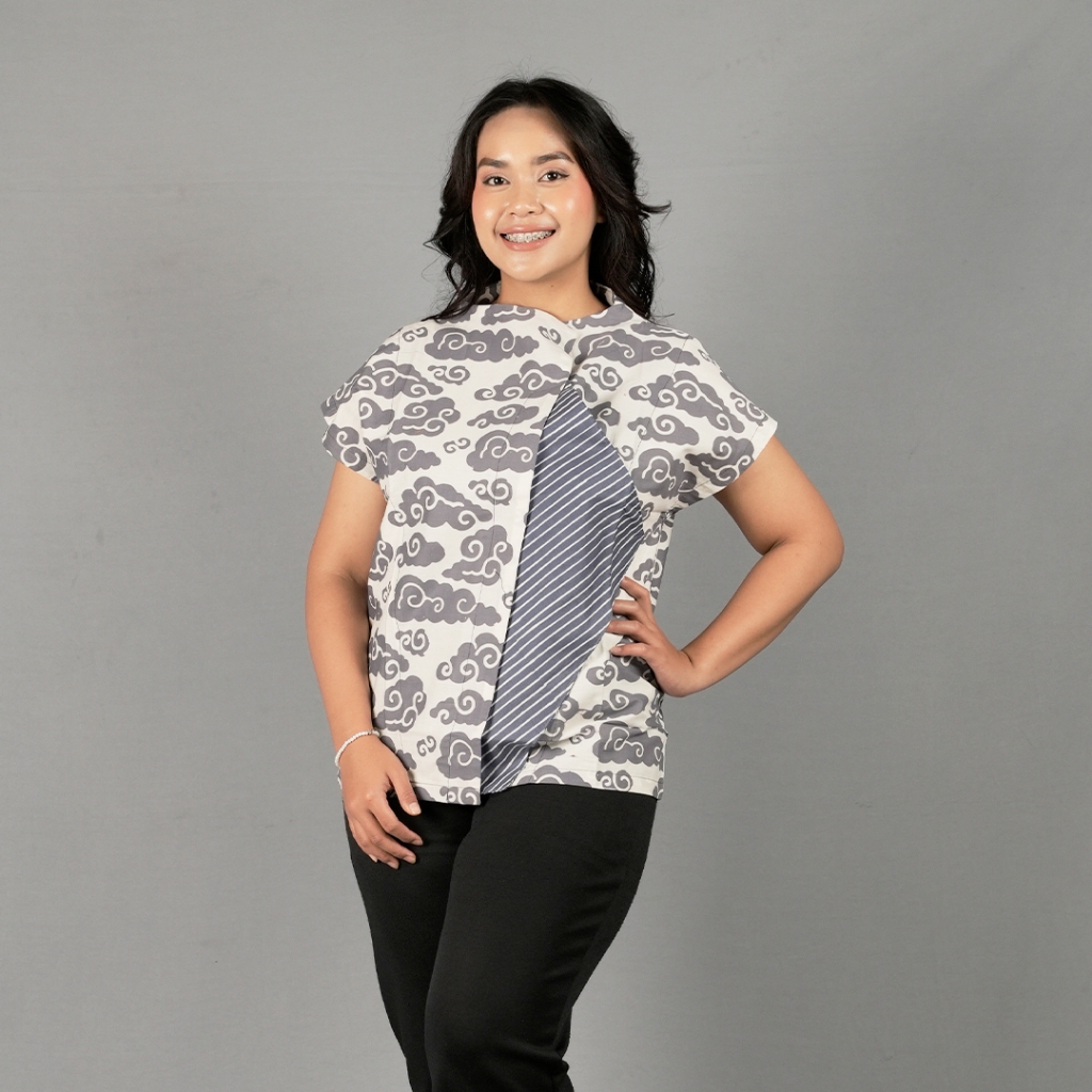Hamzah Batik - Blouse Turtle Neck