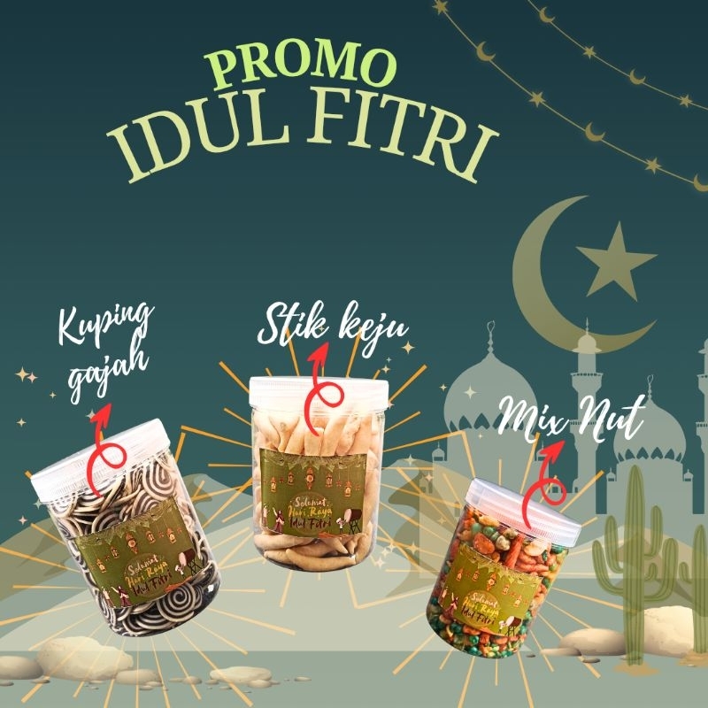 

STIK KEJU/MIX NUT/KUPING GAJAH/SNACK LEBARAN/CEMILAN HARI RAYA