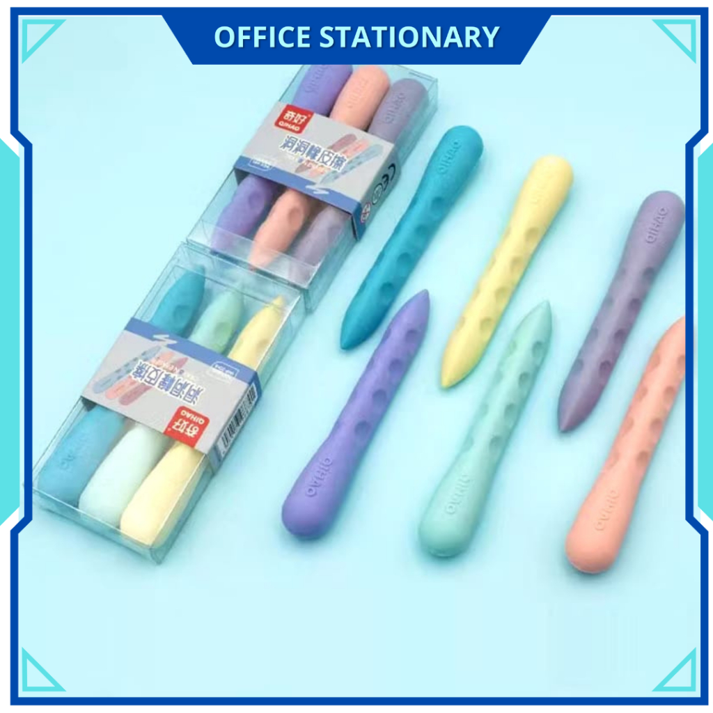 

OFS Penghapus stip pastel colour ukuran besar (1 BOX ISI 3PCS)