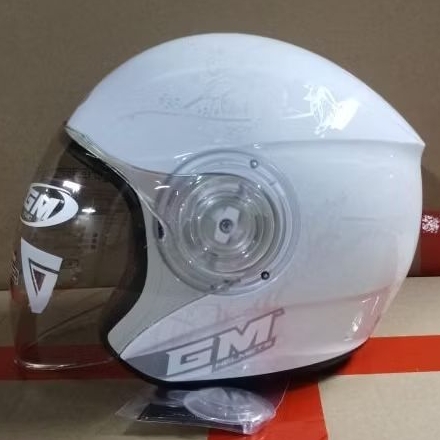 Helm Hijab GM Pop Hijab White Pearl Size M L XL