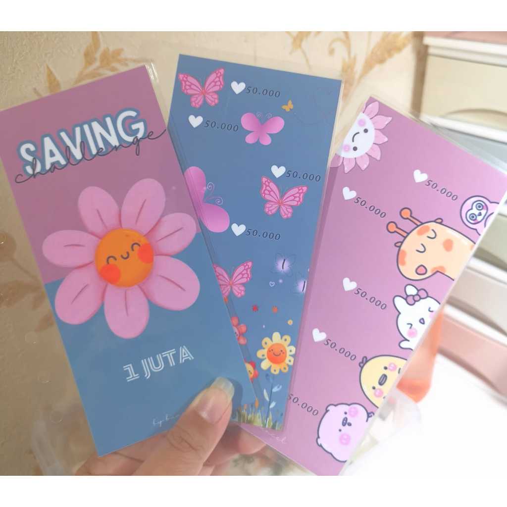 

GAOL 1 JUTA SUNFLOWER SAVING CHALLENGE GLOSSY LAMINATING