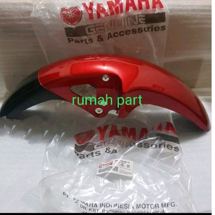 SPAKBOR DEPAN MERAH YAMAHA RX KING NEW TH2008 ORIGINAL