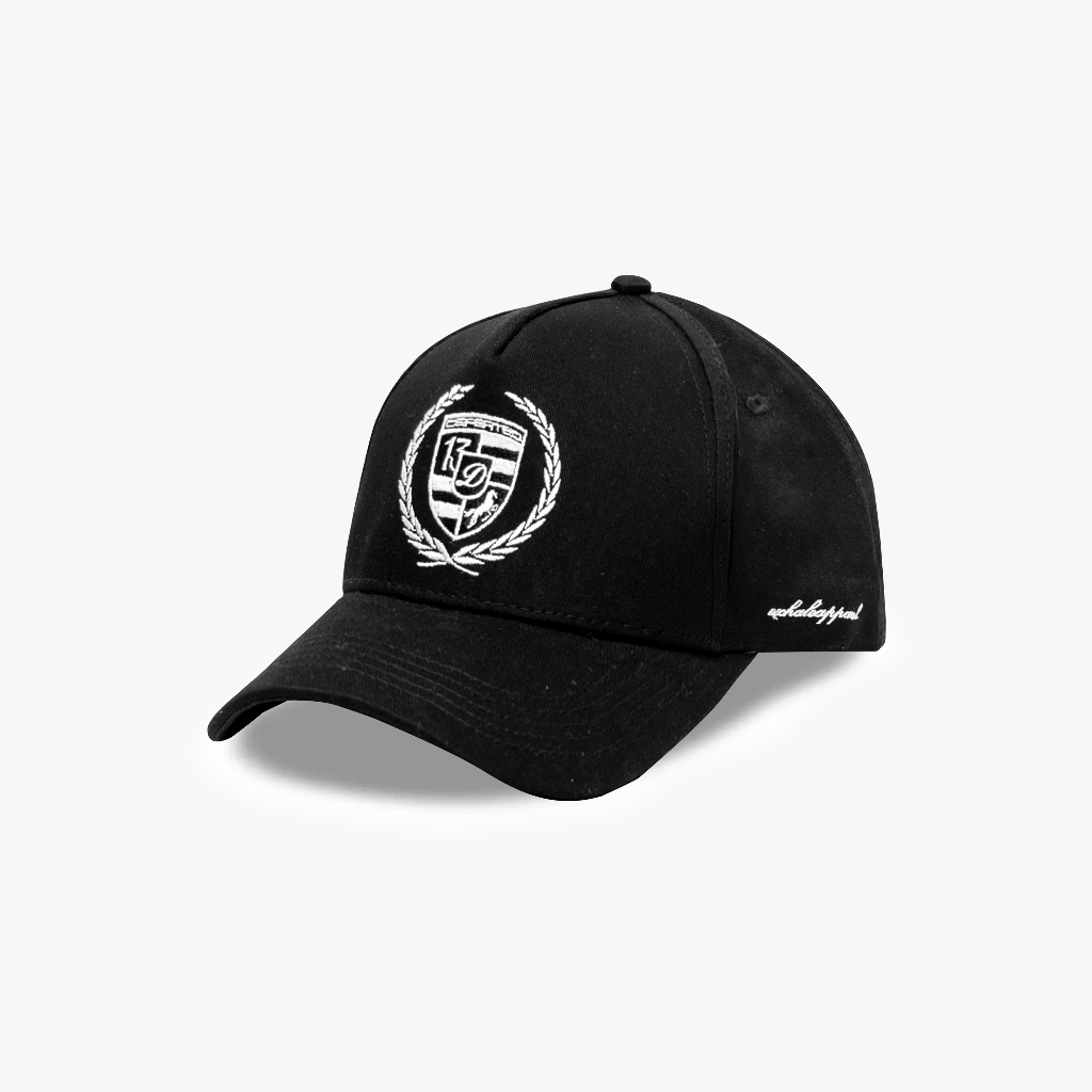 Exhale Apparel Caps Topi Crest Black