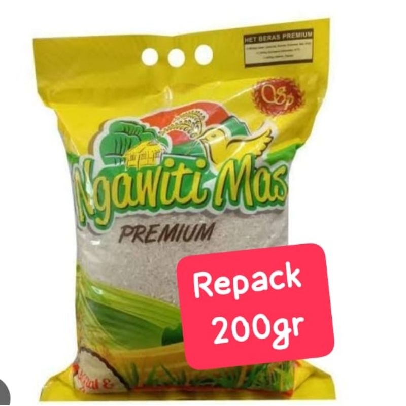 

200gr repack beras ngawiti mas