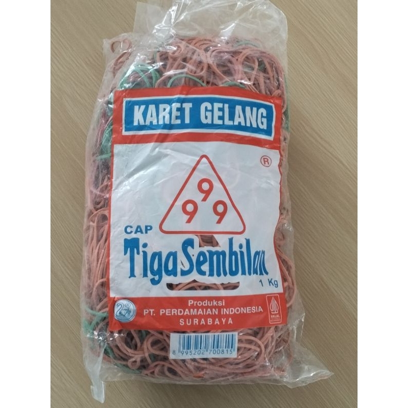 

karet gelang cap tiga sembilan 999 1 kg