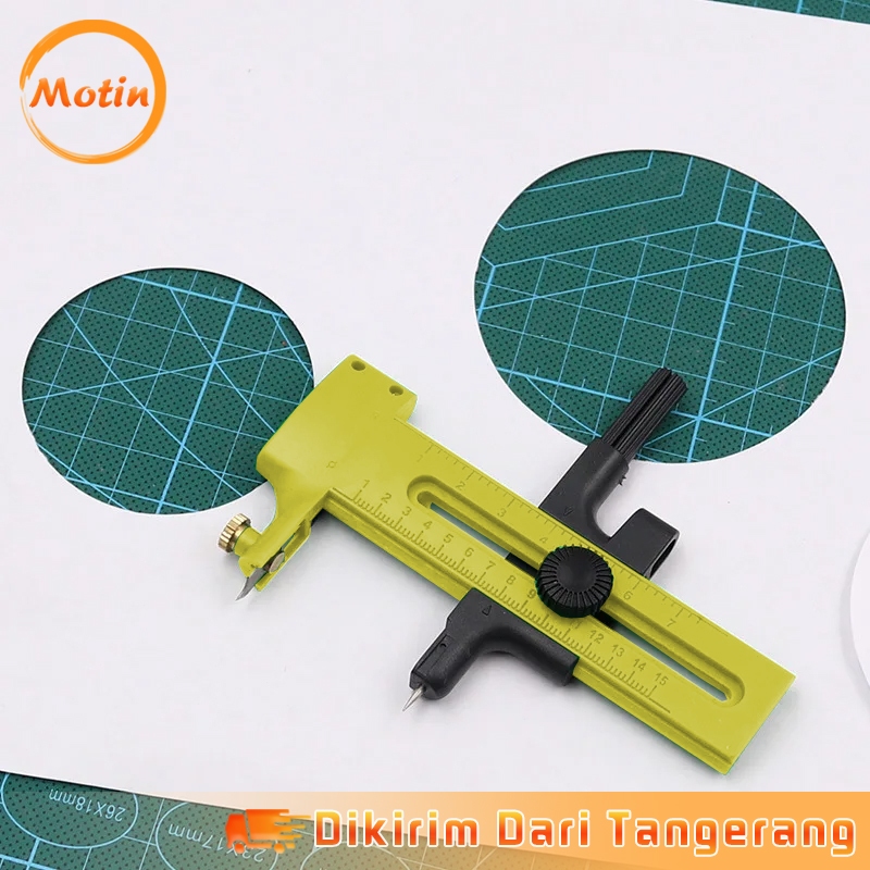 

Circle Compass Rotary Paper Cutter Pisau Jangka Potong Lingkaran