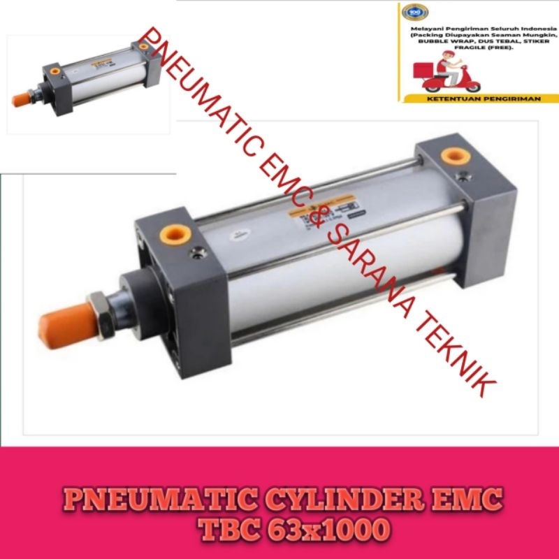 Cylinder Pneumatic TBC 63x1000 PLUS MAGNET EMC PNEUMATIC