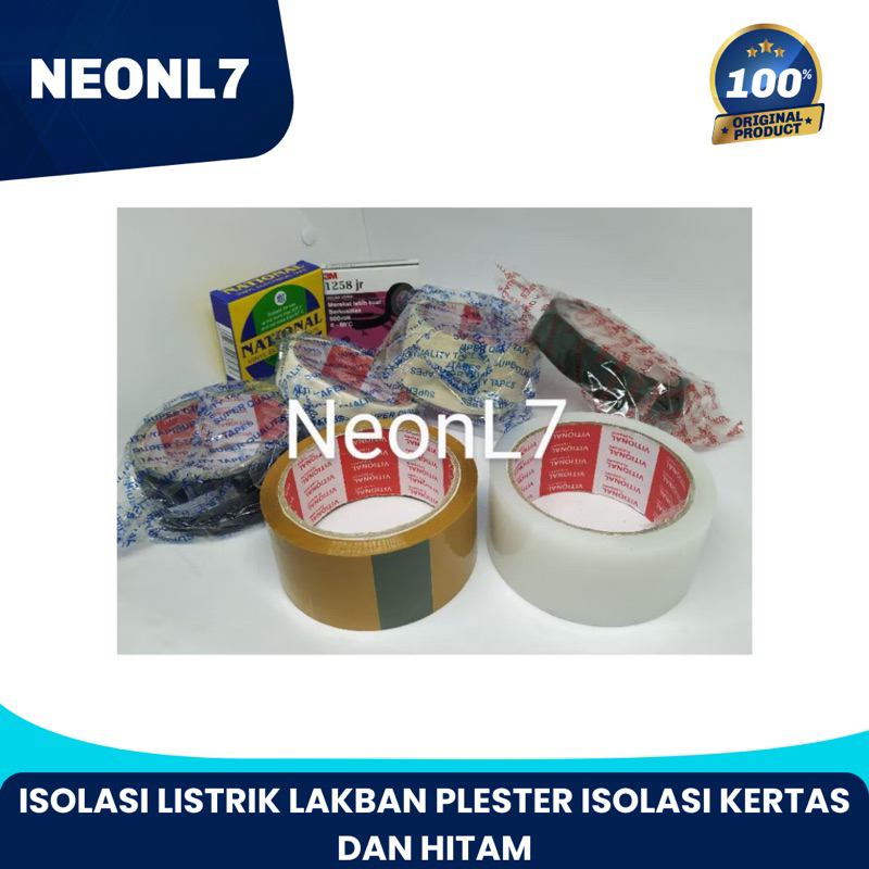 

ISOLASI LISTRIK LAKBAN PLESTER ISOLASI KERTAS DAN KAIN HITAM