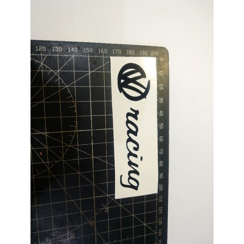 stiker cutting vw racing