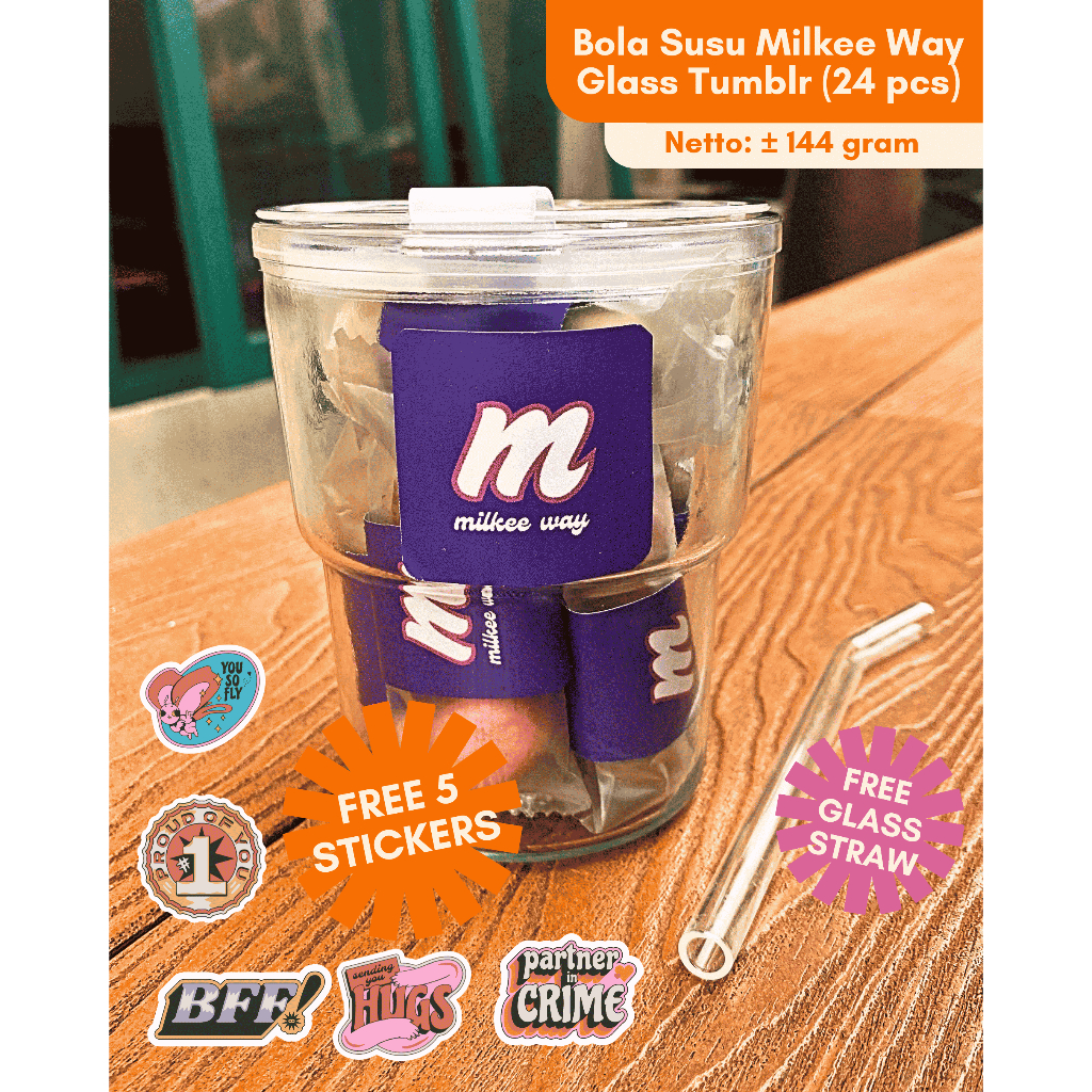 

Bola Susu MilkeeWay Tumblr Kaca