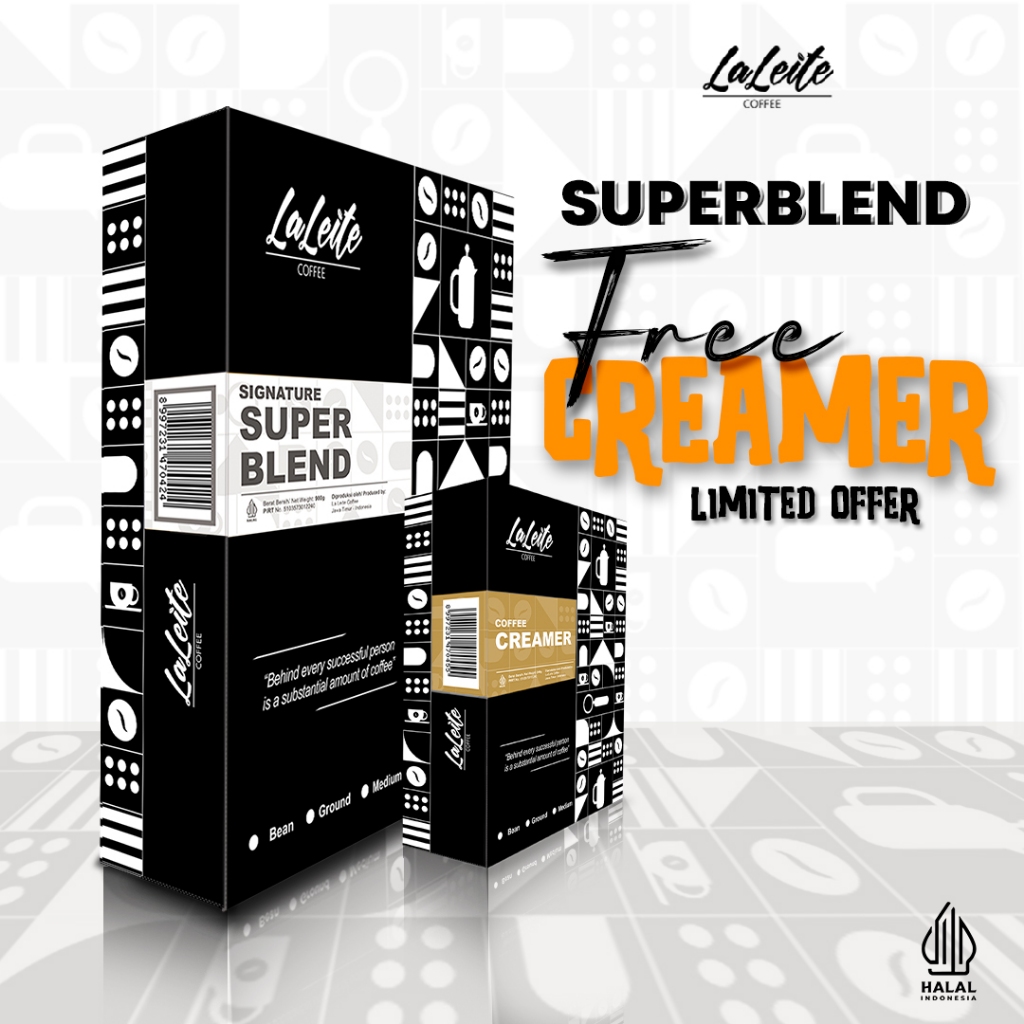 

LaLeite Coffee Super Blend Bubuk Kasar 900gr