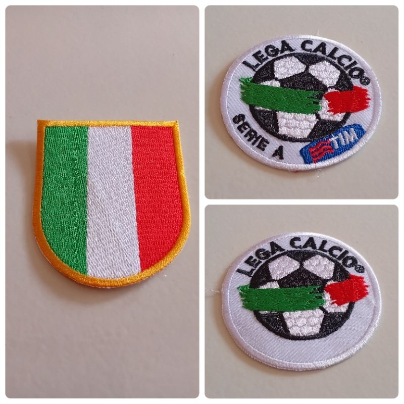 Patch Badge Bordir Jersey Serie A Retro Scudetto 1998 1999 2000 2001 2002 2003 2004 2005 2006 2007 2