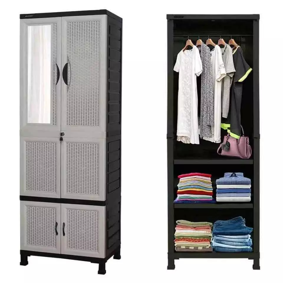 Lemari Pakaian Plastik Napolly - Cabro G81X.3R.CK