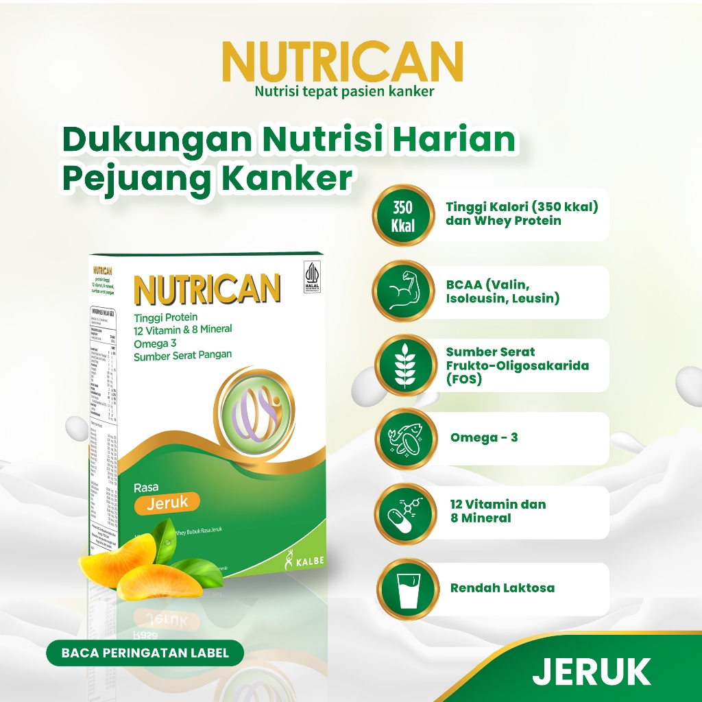 

Nutrican 245 gram - Nutrisi Tinggi Energi dan Protein