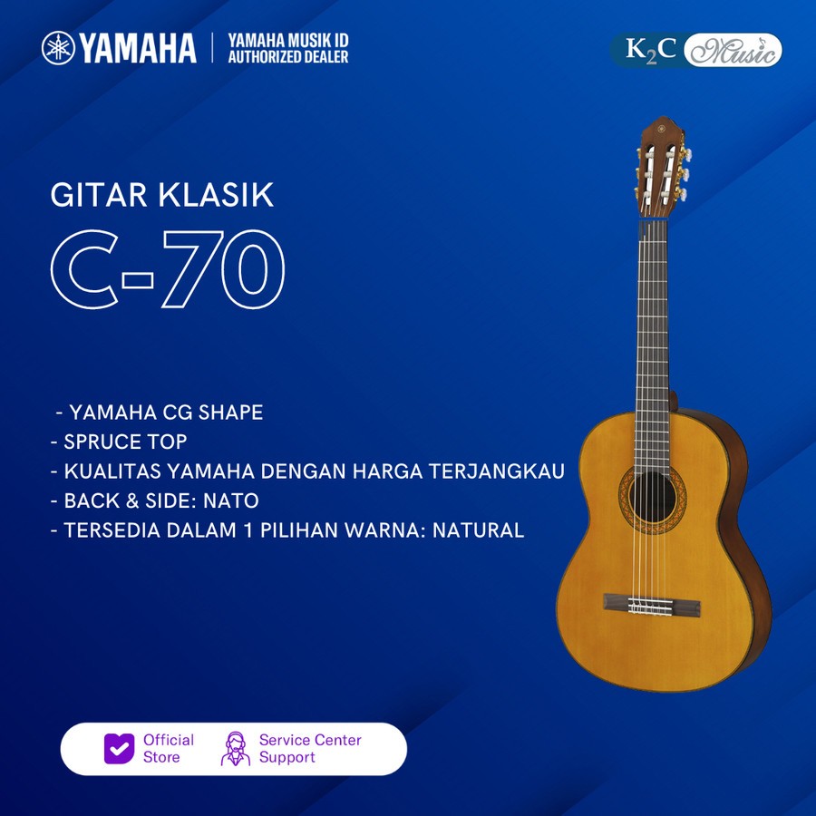 Yamaha C70 Gitar Klasik Original