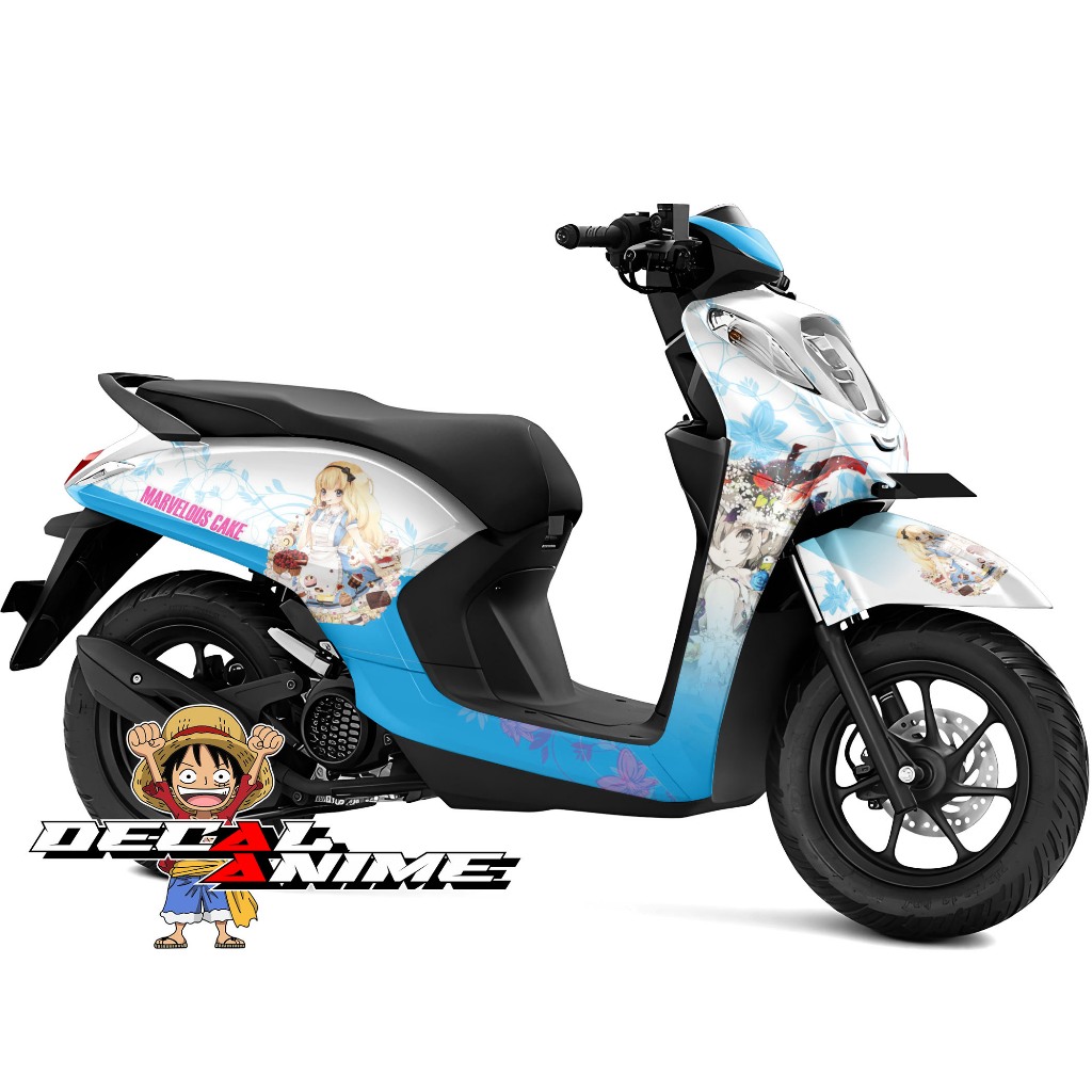 Stiker Decal Genio Full Body Sticker Genio Full Skotlet Variasi Anime - Godd Girl