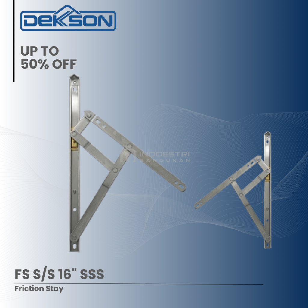 Engsel Casement 16" Dekkson / Friction Stay Dekkson FS S/S 16" SSS