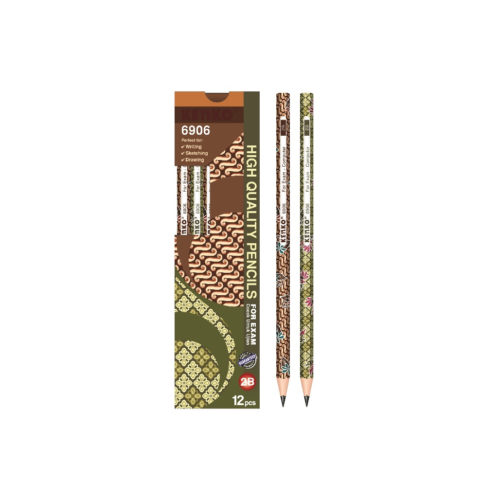 

Kenko Pencil 2B-6906 Batik ( 1 Lusin )