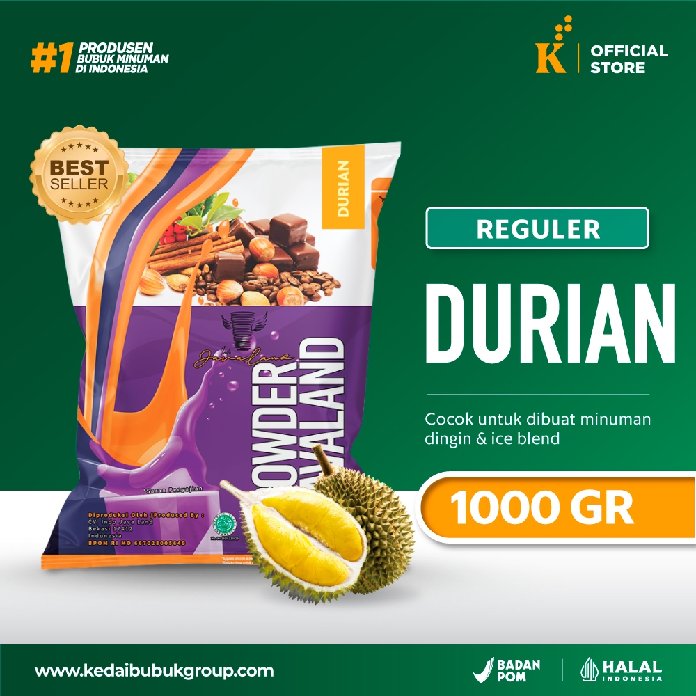

Powder Durian Bubuk Minuman Bubble Drink Javaland 1 kg