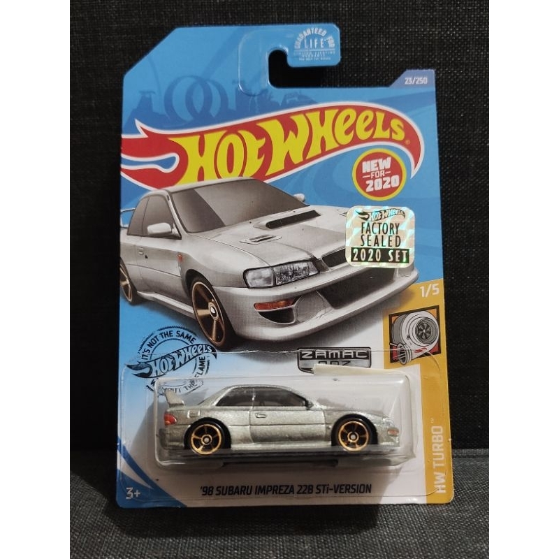 Hot Wheels 98 Subaru Impreza 22B STi-Version Silver Zamac