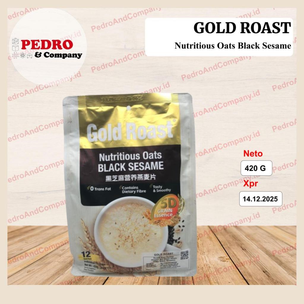 

Gold Roast Nutritional Cereal BLACK SESAME 420 gram isi 12 sachet sereal sarapan wijen hitam