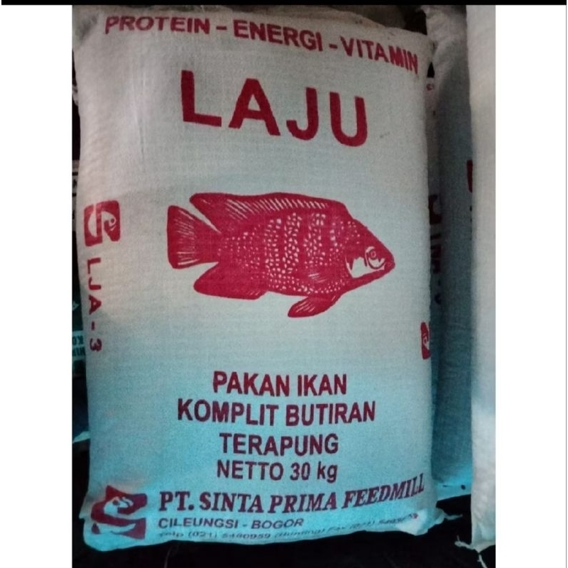 LAJU -3 30kg pelet tenggelam pakan ikan udang umpan pancing pelet sinta