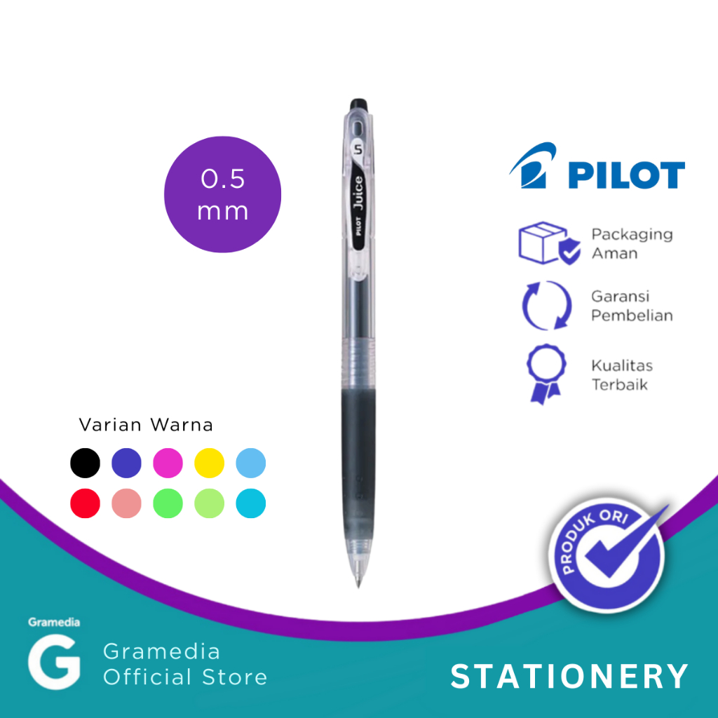 

PILOT BALLPOINT JUICE LJU-10EF-B 0.5 BLACK Stationery