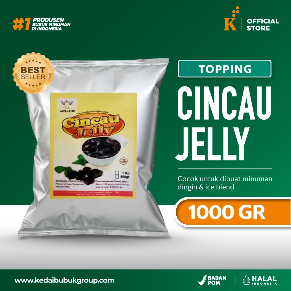 

Topping Minuman CINCAU Jelly Javaland 1 kg