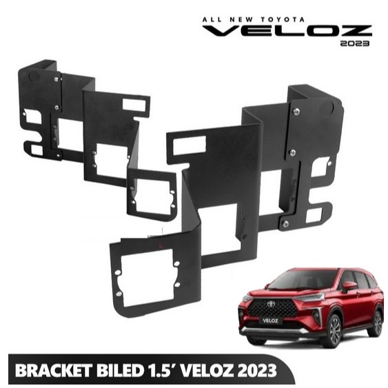 BREKET BILED VELOZ MATRIX bracket besi x1m x1 1.5 inch 1.8 veloz 2023 biled kotak