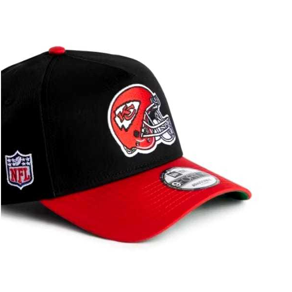 topi baseball NFL KC kansas city 9fifty era baru adjustable model terbaru pria wanita hitam visor me