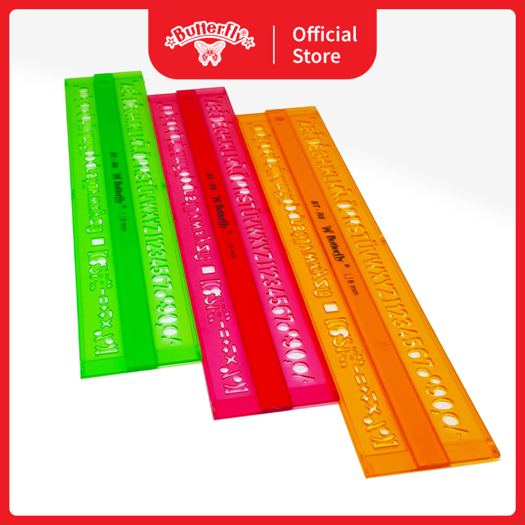 

Butterfly Penggaris BT-R8 / MAL HURUF 8MM