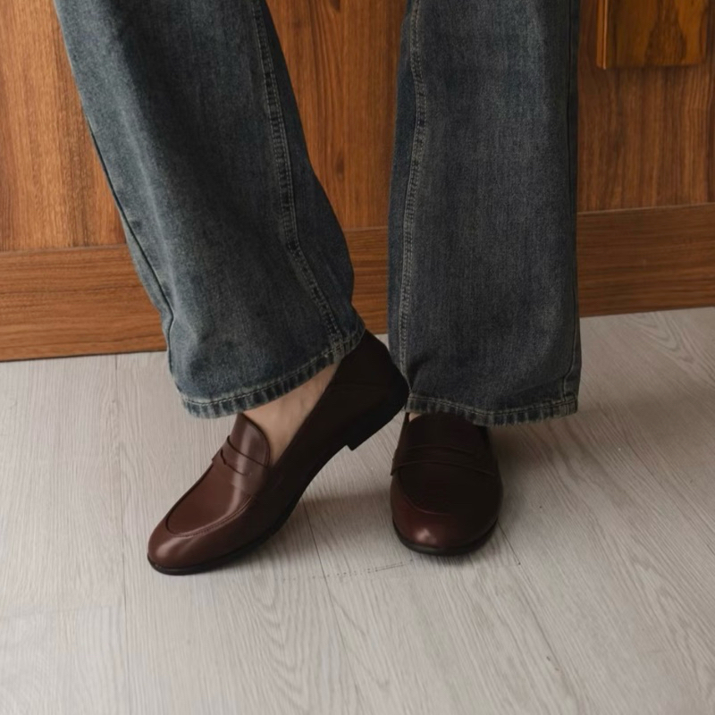 Nakedsol | Maple Loafers Vintage Sepatu Unisex | Boat Shoes