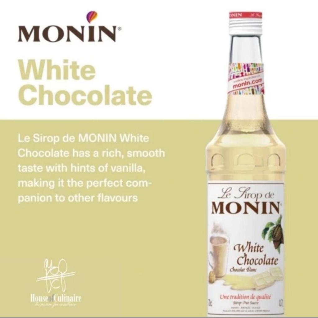 

SIRUP SYRUP MONIN WHITE CHOCOLATE 700ML (READY STOCK)