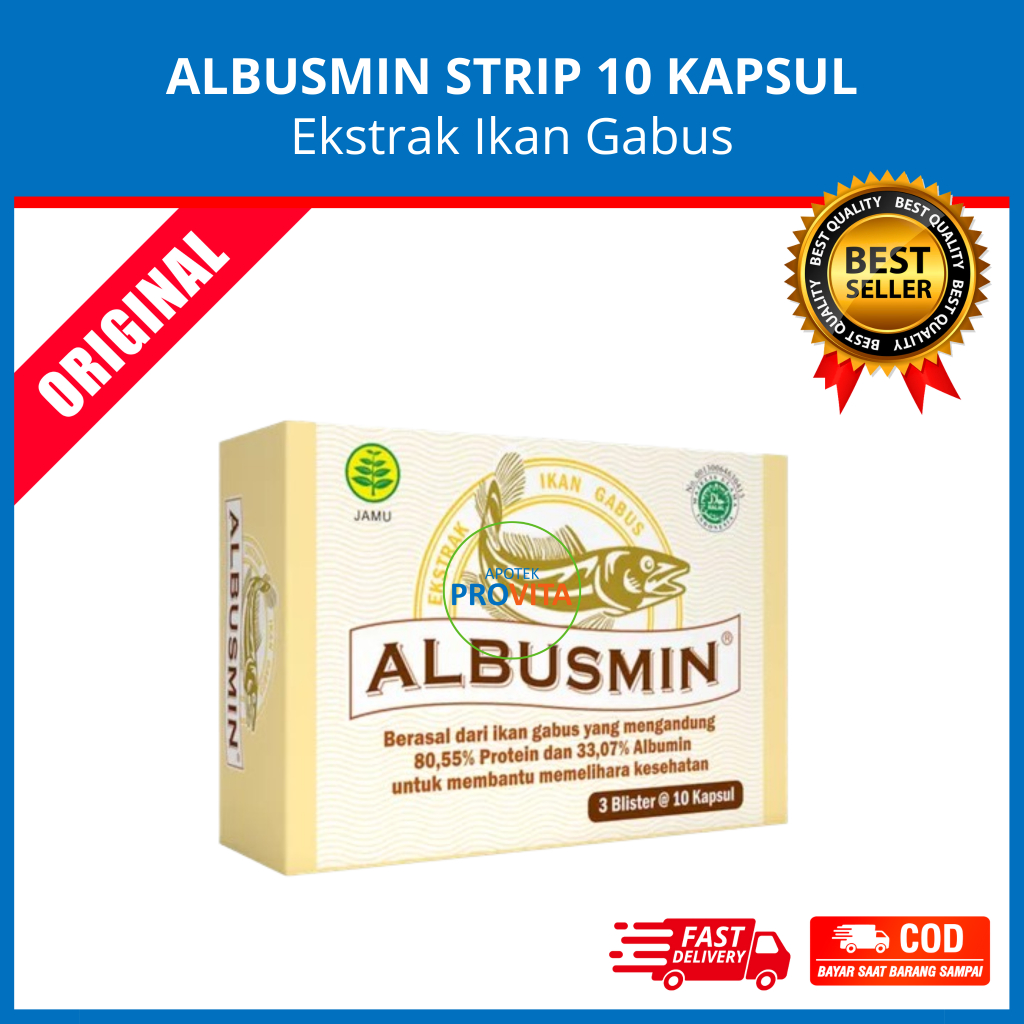 ALBUSMIN KAPSUL - Ekstrak Ikan Gabus