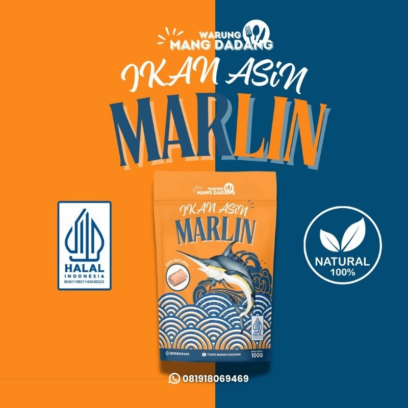 

Ikan Marlin Asin Kering Premium per 100 gram