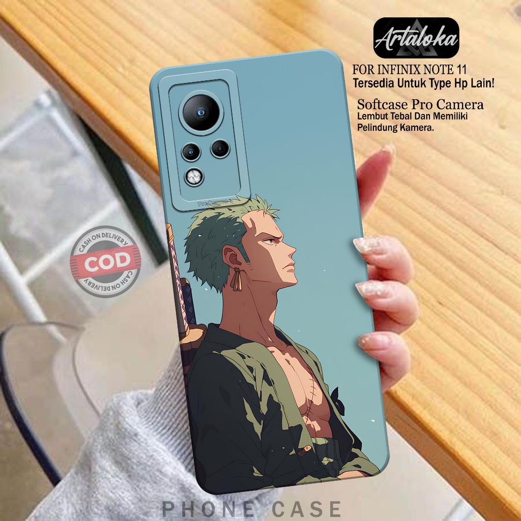 Case Hp Infinix Note 11 Fashion Case Anime Keren Softcase Infinix Note 11 Silikon TPU Pro Camera Cas